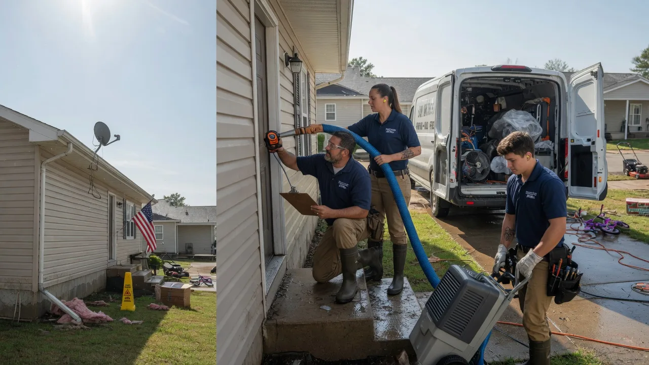 Ceiling Water Damage Restoration in Helen, WV near me